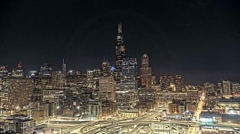 Weather camera view of UIC - University of Illinois Chicago.