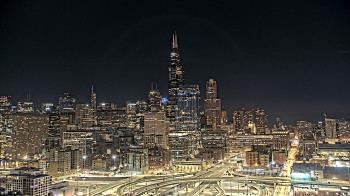 Weather camera view of UIC - University of Illinois Chicago.