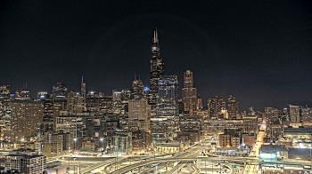 Weather camera view of UIC - University of Illinois Chicago.