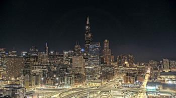 Weather camera view of UIC - University of Illinois Chicago.