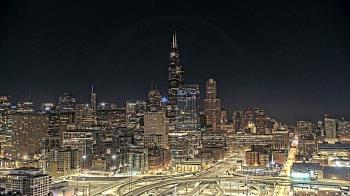 Weather camera view of UIC - University of Illinois Chicago.