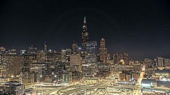 Weather camera view of UIC - University of Illinois Chicago.