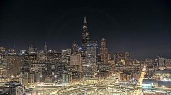 Weather camera view of UIC - University of Illinois Chicago.