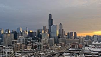 Weather camera view of UIC - University of Illinois Chicago.