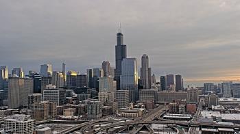 Weather camera view of UIC - University of Illinois Chicago.