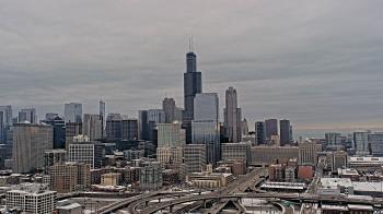 Weather camera view of UIC - University of Illinois Chicago.