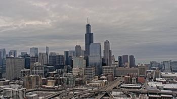 Weather camera view of UIC - University of Illinois Chicago.