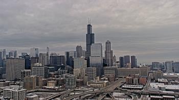 Weather camera view of UIC - University of Illinois Chicago.