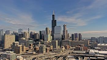 Weather camera view of UIC - University of Illinois Chicago.
