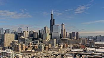 Weather camera view of UIC - University of Illinois Chicago.