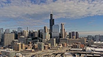 Weather camera view of UIC - University of Illinois Chicago.