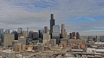 Weather camera view of UIC - University of Illinois Chicago.