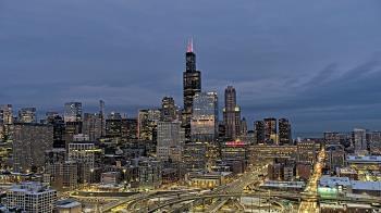 Weather camera view of UIC - University of Illinois Chicago.