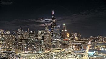 Weather camera view of UIC - University of Illinois Chicago.