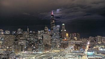 Weather camera view of UIC - University of Illinois Chicago.