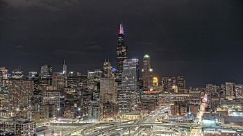 Weather camera view of UIC - University of Illinois Chicago.