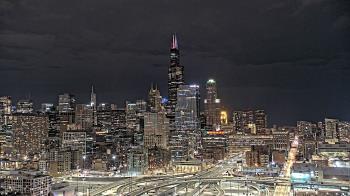 Weather camera view of UIC - University of Illinois Chicago.