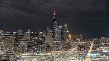 Weather camera view of UIC - University of Illinois Chicago.