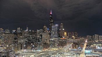 Weather camera view of UIC - University of Illinois Chicago.