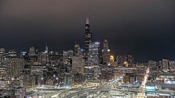 Weather camera view of UIC - University of Illinois Chicago.
