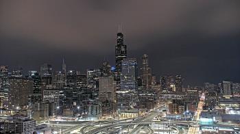 Weather camera view of UIC - University of Illinois Chicago.