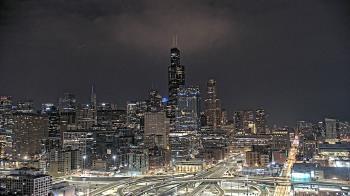 Weather camera view of UIC - University of Illinois Chicago.