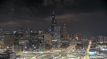 Weather camera view of UIC - University of Illinois Chicago.