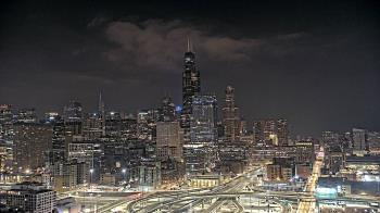 Weather camera view of UIC - University of Illinois Chicago.