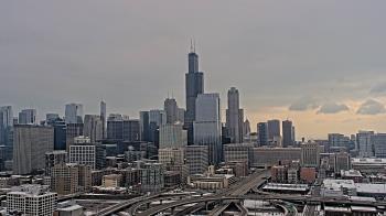 Weather camera view of UIC - University of Illinois Chicago.