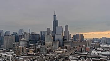 Weather camera view of UIC - University of Illinois Chicago.