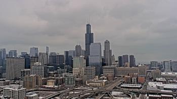 Weather camera view of UIC - University of Illinois Chicago.