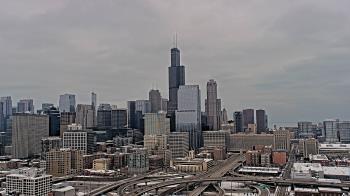 Weather camera view of UIC - University of Illinois Chicago.