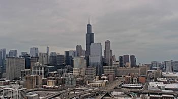 Weather camera view of UIC - University of Illinois Chicago.