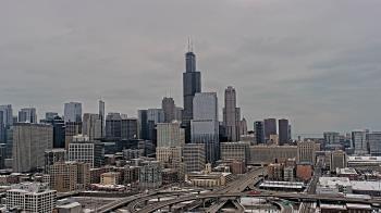 Weather camera view of UIC - University of Illinois Chicago.