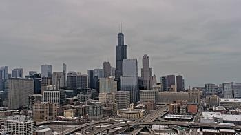 Weather camera view of UIC - University of Illinois Chicago.