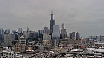 Weather camera view of UIC - University of Illinois Chicago.