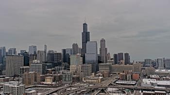 Weather camera view of UIC - University of Illinois Chicago.