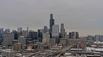 Weather camera view of UIC - University of Illinois Chicago.