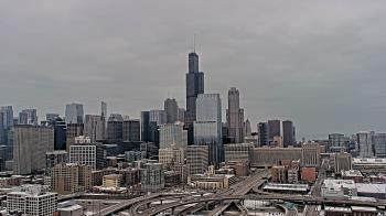 Weather camera view of UIC - University of Illinois Chicago.