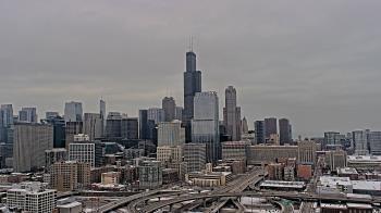 Weather camera view of UIC - University of Illinois Chicago.