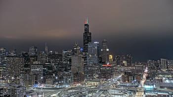 Weather camera view of UIC - University of Illinois Chicago.