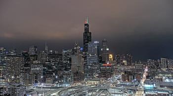 Weather camera view of UIC - University of Illinois Chicago.