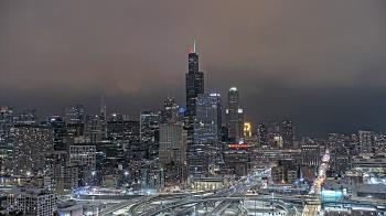Weather camera view of UIC - University of Illinois Chicago.