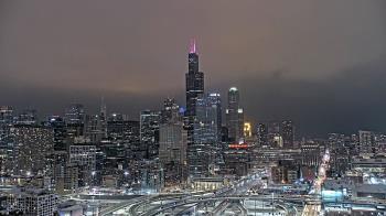 Weather camera view of UIC - University of Illinois Chicago.