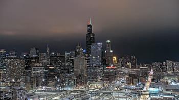 Weather camera view of UIC - University of Illinois Chicago.