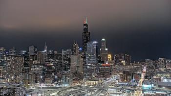 Weather camera view of UIC - University of Illinois Chicago.