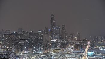 Weather camera view of UIC - University of Illinois Chicago.