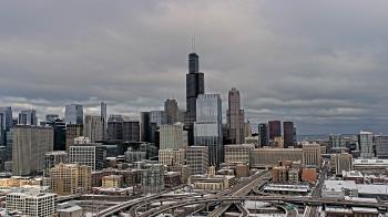 Weather camera view of UIC - University of Illinois Chicago.