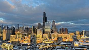 Weather camera view of UIC - University of Illinois Chicago.