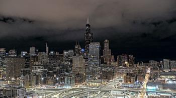 Weather camera view of UIC - University of Illinois Chicago.